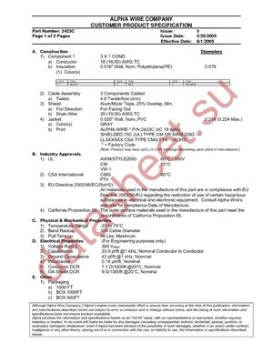 2423C SL005 datasheet  